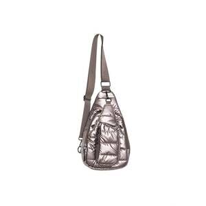 NEW KATYDID women's metallic crossbody sling bag in bronze